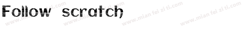 Follow scratch字体转换